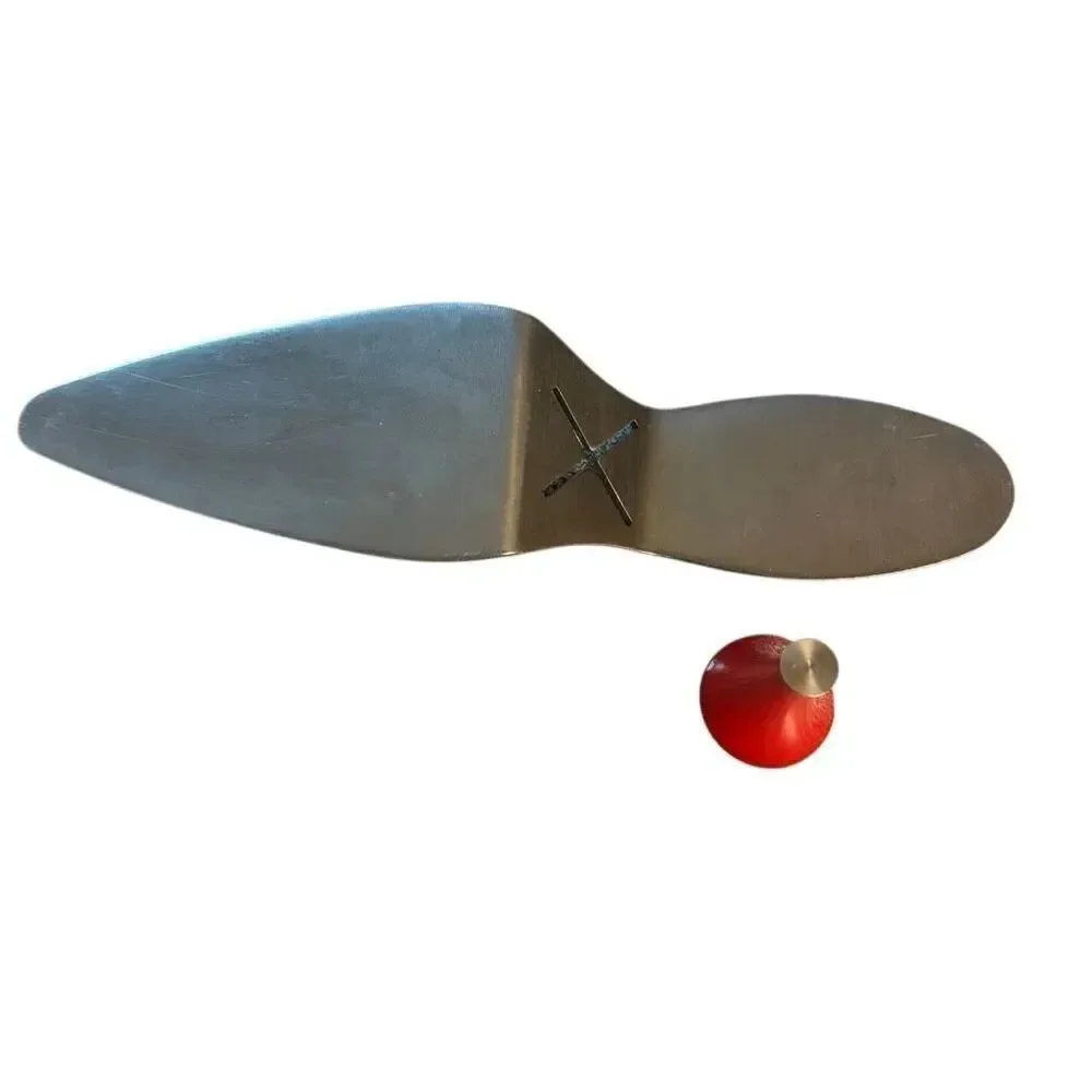 Stainless Steel High Heeled Shoe Shaped Cake Server With Removable Heel